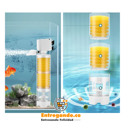 AcuaPure® Filtro Silencioso para limpieza de Acuario