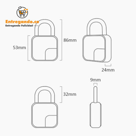 SmartLock Pro® Candado de Huella digital